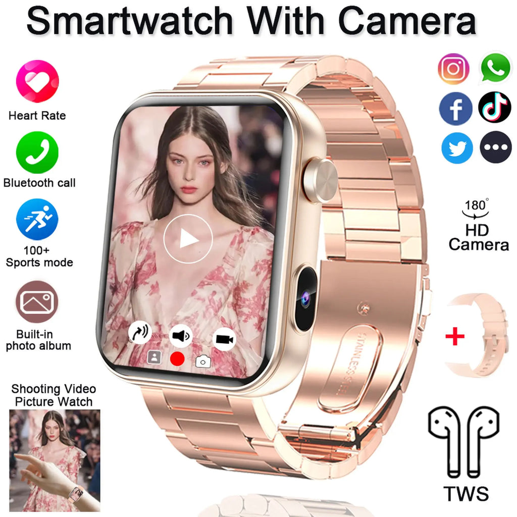 Jooeniok P51 Smartwatch – Camera, BT Calling & Fitness Tracker