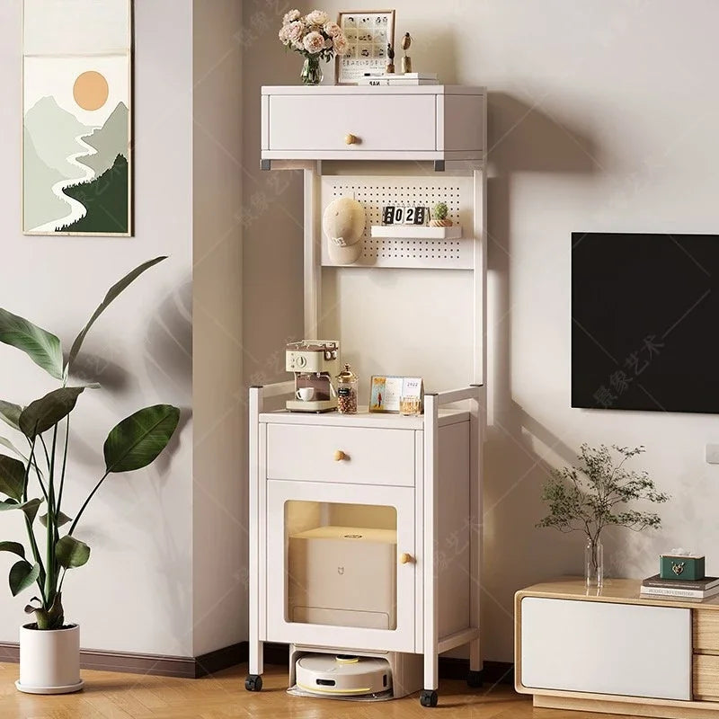 Household Goods Shelf Living Room TV Cabinet Next To Washing Machine Storage Shelf Simple Removable Side Cabinet Oasis Select