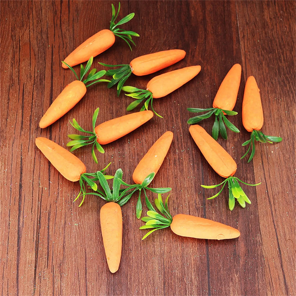 12-Pack Artificial Foam Carrots – Easter & Party Décor Easter Foam Decoration Oasis Select