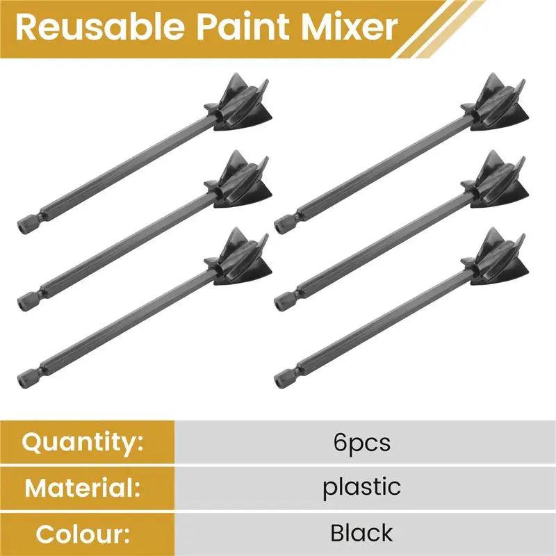 LIKE WISH Resin Mixer Paddles, Epoxy Mixer Attachment For Drill, Reusable Paint Stirrer Drill Attachment Oasis Select