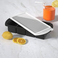 Large Capacity Silicone Tray Food Grade for Hot Pot Broth Stock Sauce Freezer Storage Containers Reusable Kitchen Gadget Oasis Select Black-4 grid
