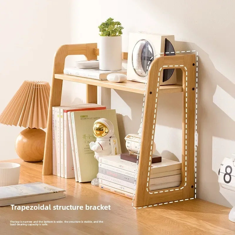 Multi-functional Desktop Cup Storage Shelf Office Table Finishing Dining Table Countertop Multi-layer Bookshelf Small Shelf Oasis Select