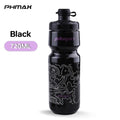 PHMAX 720ML Bicycle Water Bottle Lightweight Outdoor Sport Portable Cycling Kettle MTB Road PP Large Capacity Bike Cup Oasis Select Black