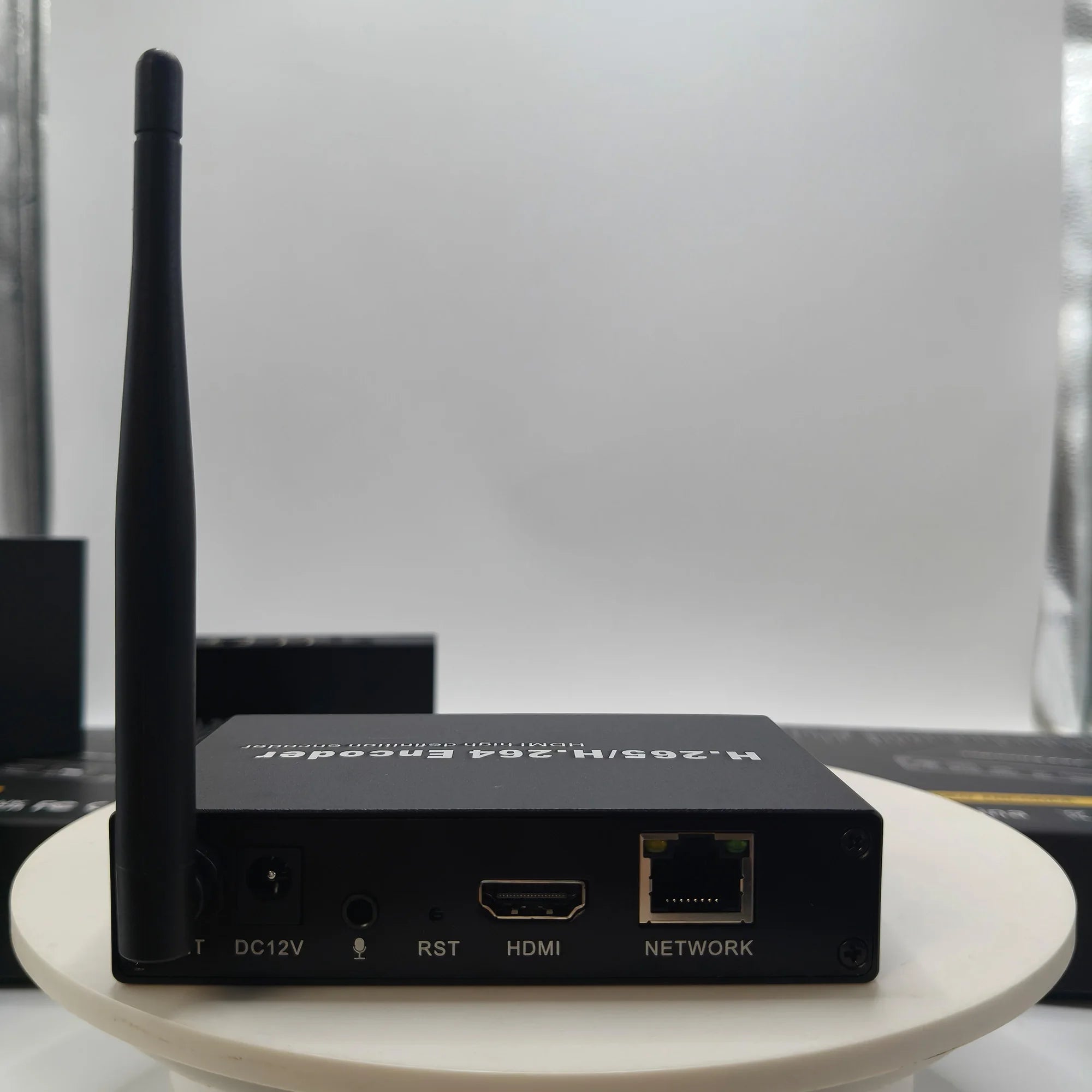 HD 4k Encoder Live Streaming H.265 HEVC H.264 WiFi HD to IP Video Encoder with TF Card Recording RTMP RTSP SRT UDP HLS ONVIF Oasis Select