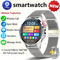 Smartwatch 1.5" Touchscreen, Fitness Tracker & Earphones