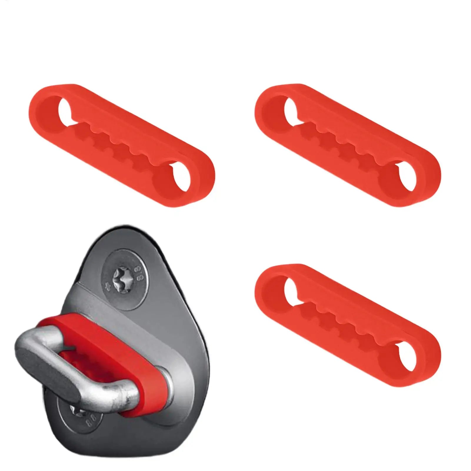 4PCS Car Door Shock Absorber Universal Anti-Collision Thick Soundproof Door Silencer Protection Damper for Minivans Trucks SUVs Oasis Select