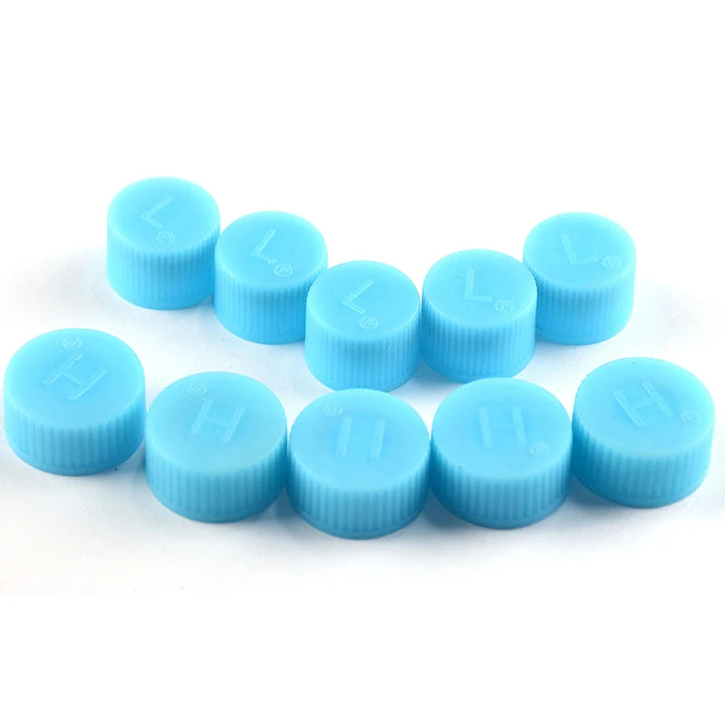 Hot 10Pcs/Set R134a Cap A/C Cap 13mm And 16mm Car Air Conditioning Service AC System Charging Port Caps Low Side And High Side Oasis Select 3