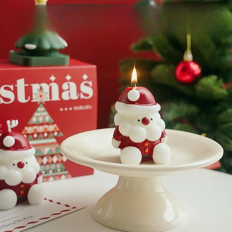 Christmas Scented Candle Set Atmosphere Home Handmade Christmas Gift Oasis Select