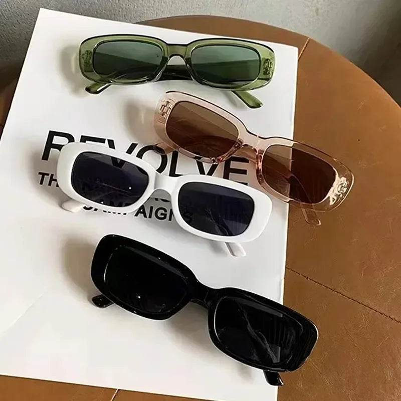 Fashion Sunglasses Classic Retro Square Glasses Women Brand Vintage Travel Small Rectangle Sun Glasses Female Eyewear Anti-Glare Oasis Select