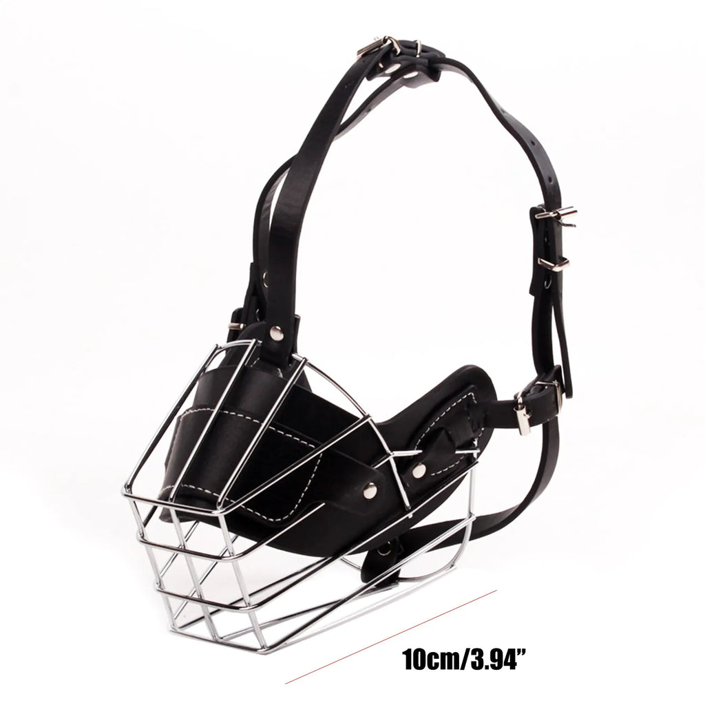 Dog Anti-Bite Metal Muzzle – Adjustable Breathable Basket Dog Basket Muzzle Oasis Select
