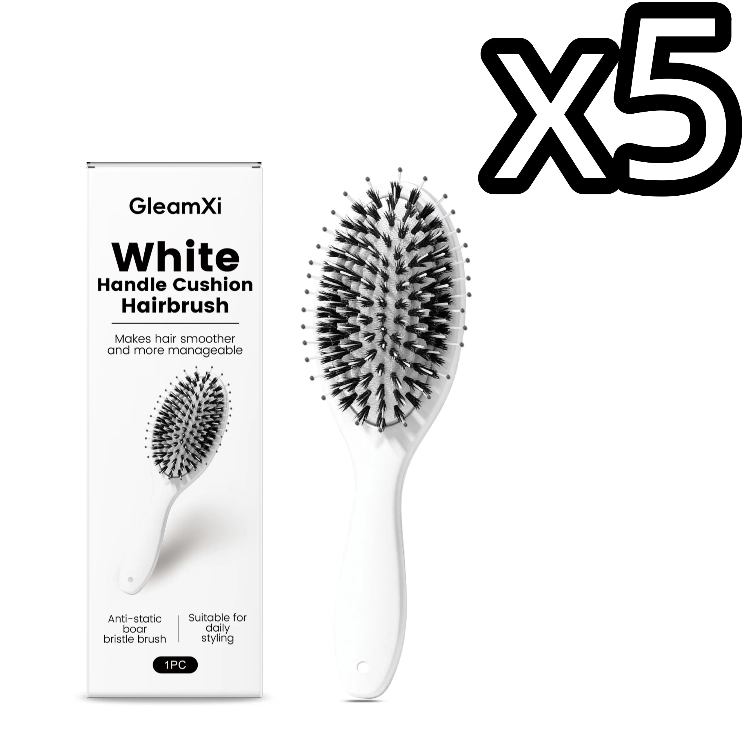 Volumizing Air Cushion Comb Anti Static Smoothe Hair Frizz Add Fluffy Massage Scalp Relaxing Head Fatigue Home Salon Hair Brush Oasis Select 1pc Boxed X 5PCS