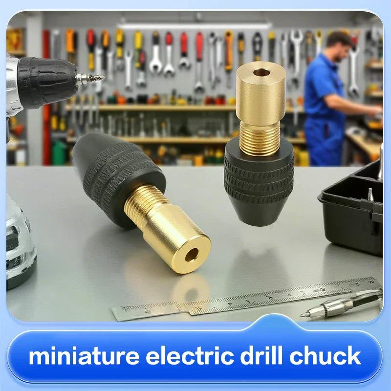 2mm-5mm Universal Small Electronic Drill Bit Collet Mini Chuck Tool Set Fixture Clamp Multifunction Micro Electric Drill Chuck Oasis Select