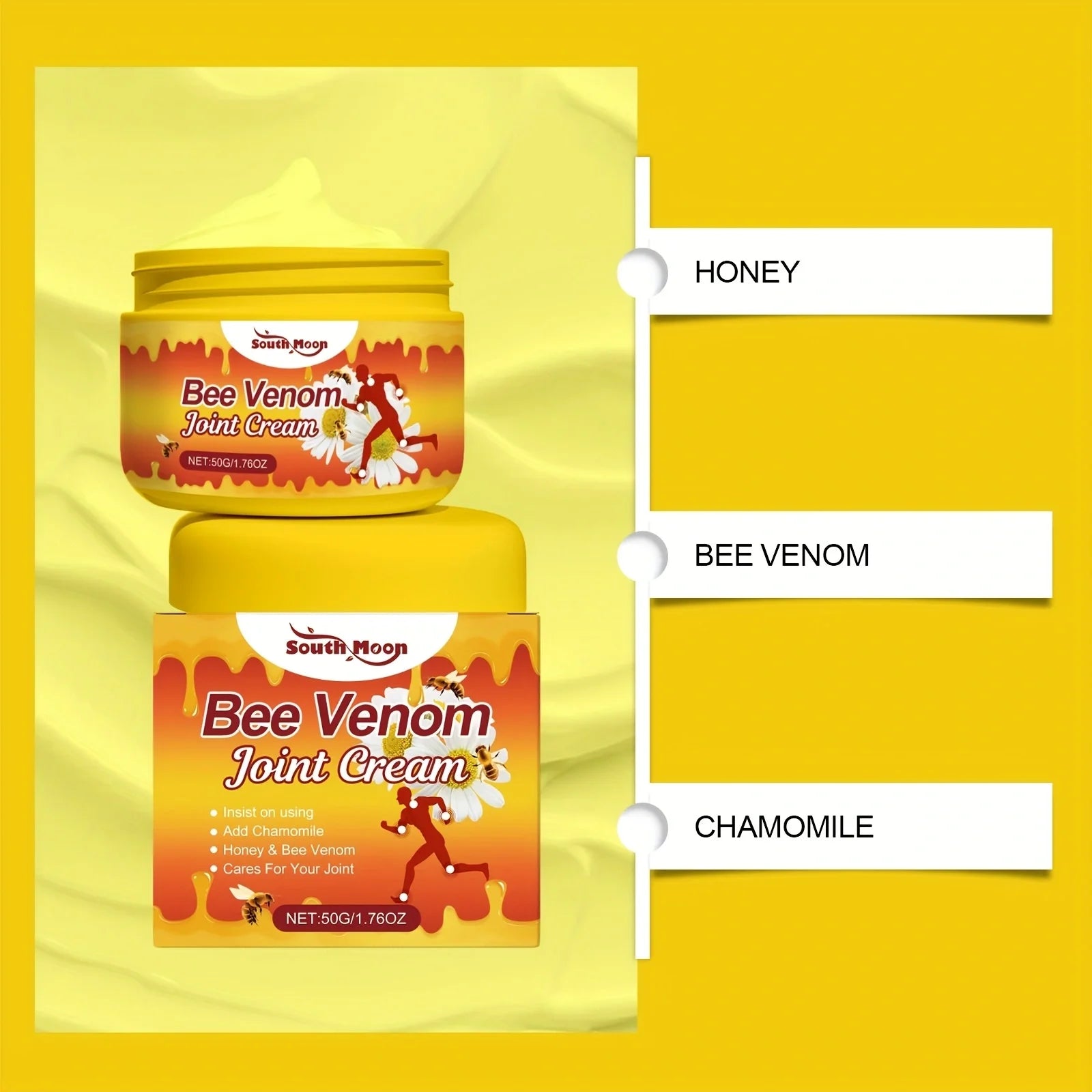 Bee Venom Warming Cream – Moisturizing Body & Joint Care