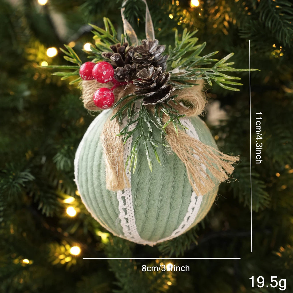 Christmas Tree Hanging Ornament Easy To Hang Christmas Socks Ornament Fabric Christmas Ball Classic For Fireplace Windows Oasis Select D