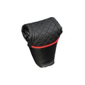 1Pcs PU Leather NonSlip DustProof Shifter Knob Protector Universal Car Gear Shift Cover Gear Lever Interior Decor Accessories Oasis Select Black Red B