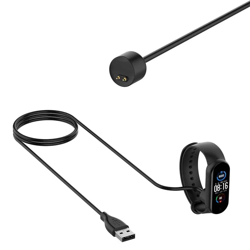 Magnetic USB Charger Cable for Xiaomi Mi Band 5 6 7 & Amazfit 5 Magnetic Charging Cable Oasis Select