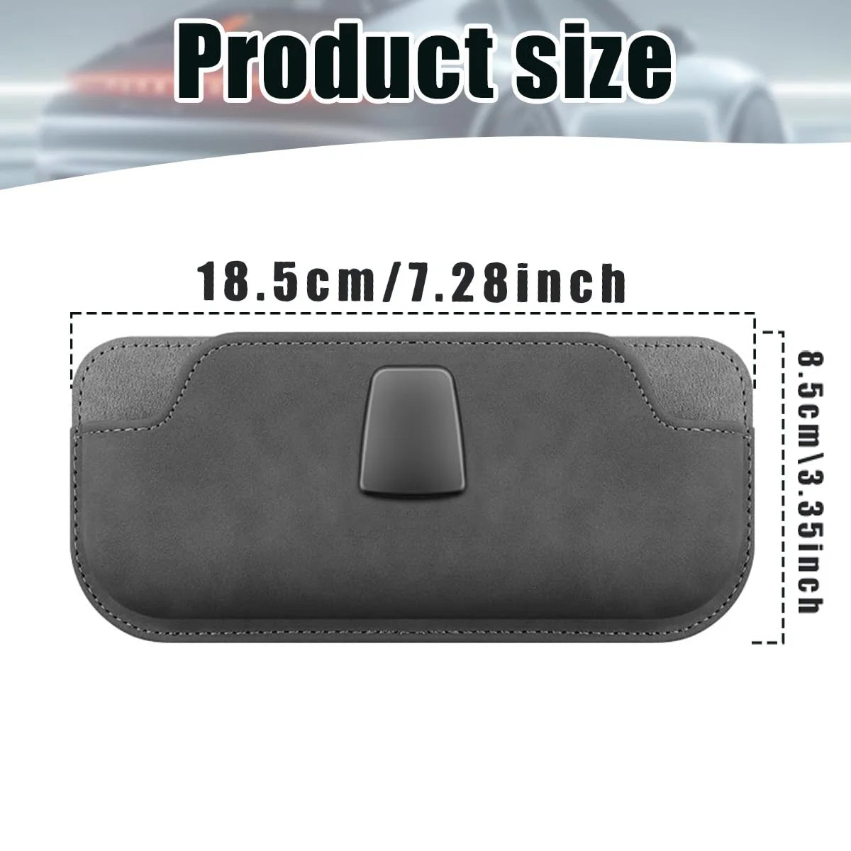 Car Sun Visor Sunglasses Holder – Magnetic Clip & Organizer