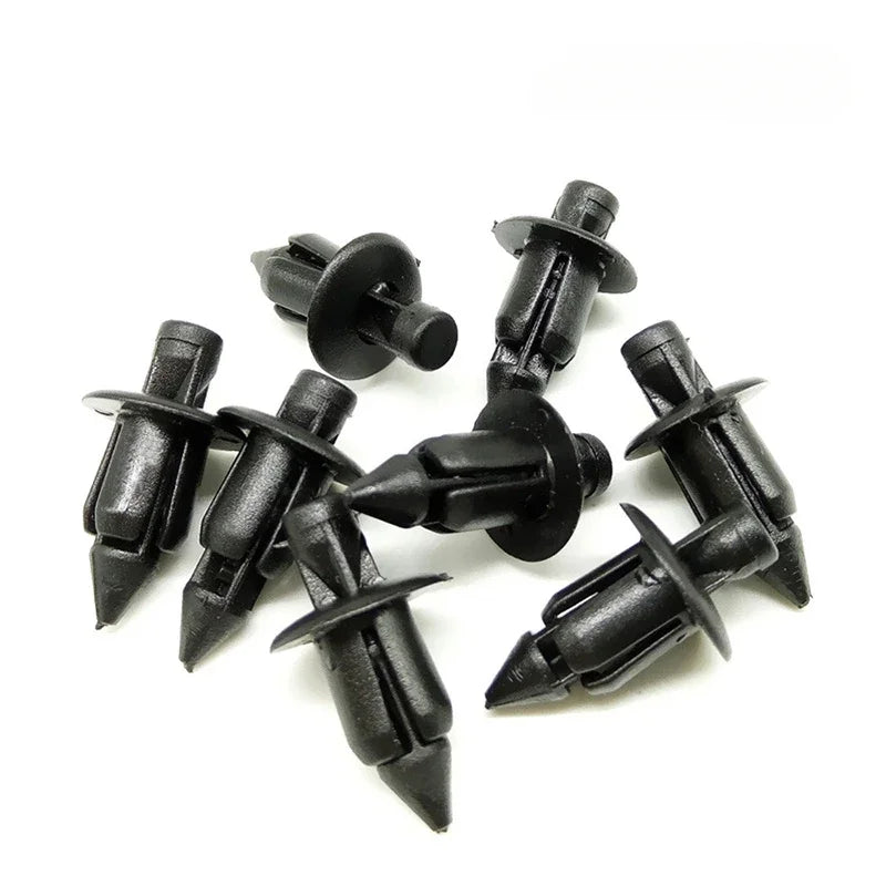 100 Pcs Plastic Bicycle Fairing Rivet Setting Panel Fastener Clips For Honda Fastener Clips For Honda Suzukii Kawasakii Oasis Select