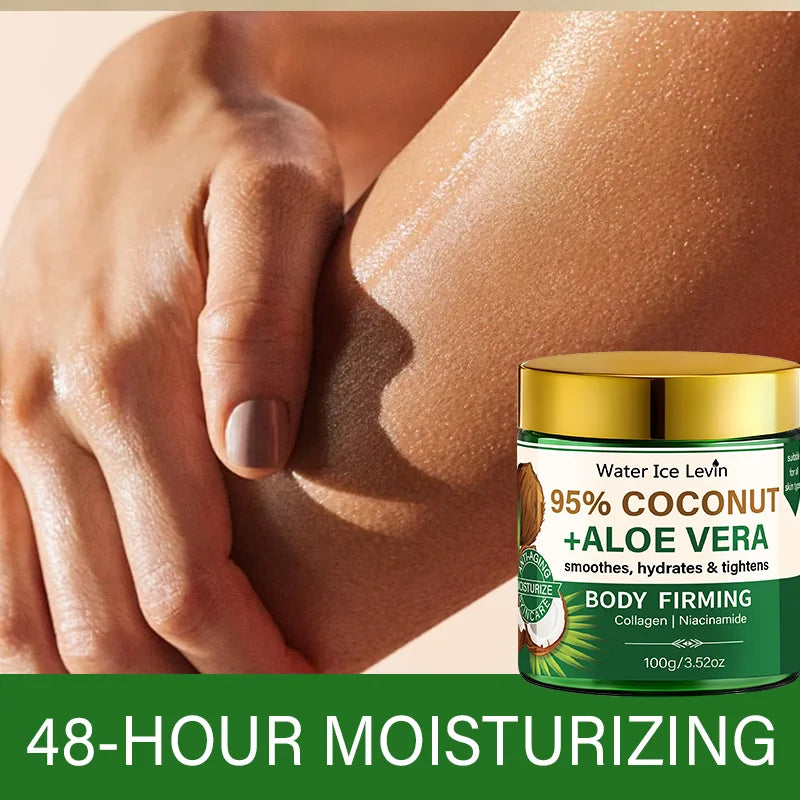 Coconut Aloe Vera Body Moisturizer – Collagen & Niacinamide Body Moisturizer Cream Oasis Select