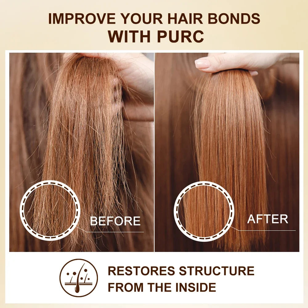 PURC Magical Hair Mask & Argan Hair Oil Set Keratin Treatment Smoothing Straightening Repair Damage Hair Beauty Health Products Oasis Select