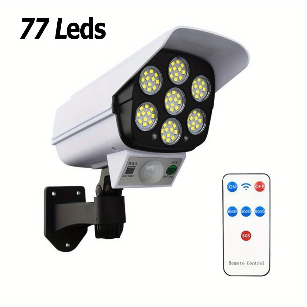 77 LED Solar Motion Sensor Light with Dummy Camera – IP65 Solar Security Light Oasis Select 77LED
