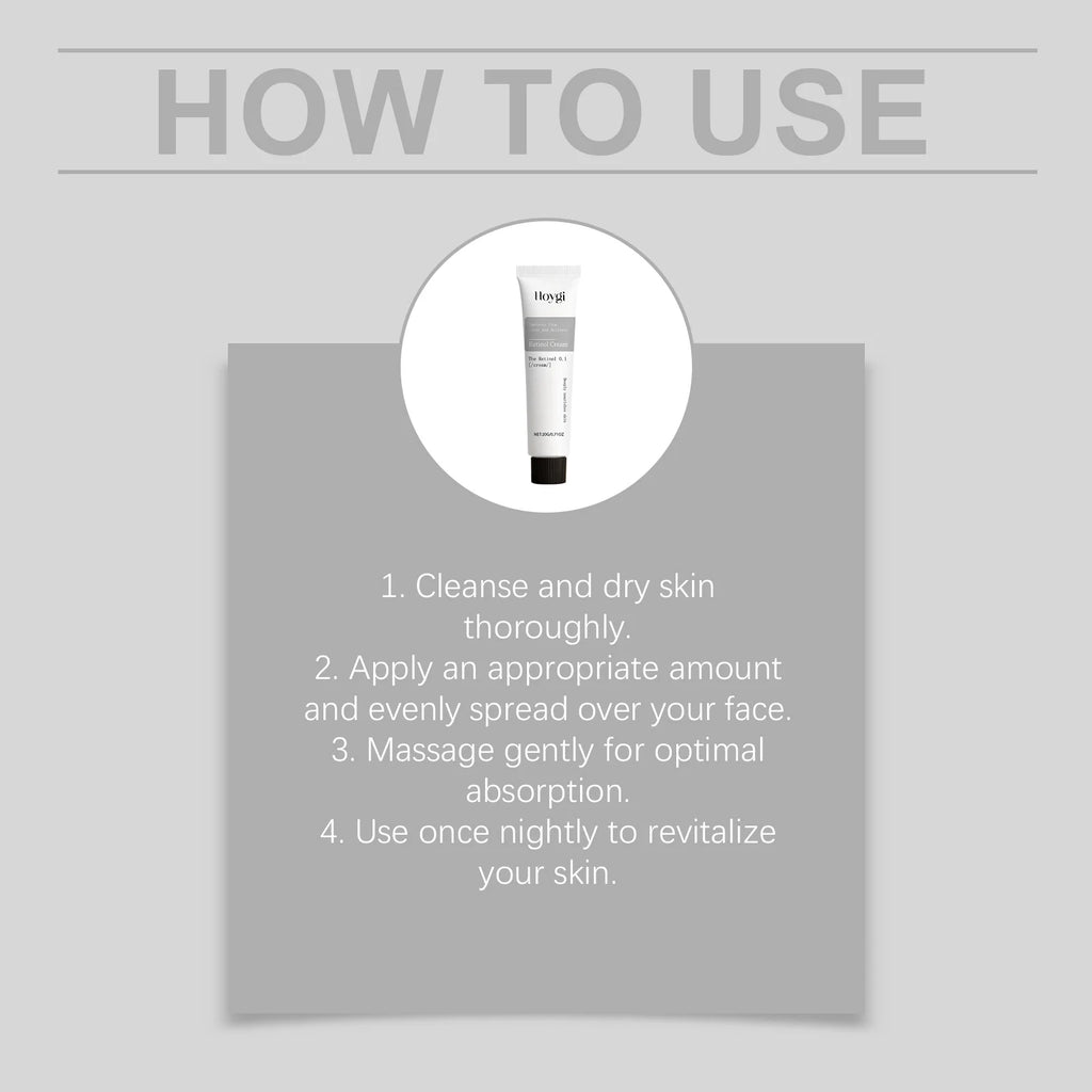Hoygi Retinol Moisturizing Cream – Hydrate & Brighten Skin Retinol Face Cream Oasis Select