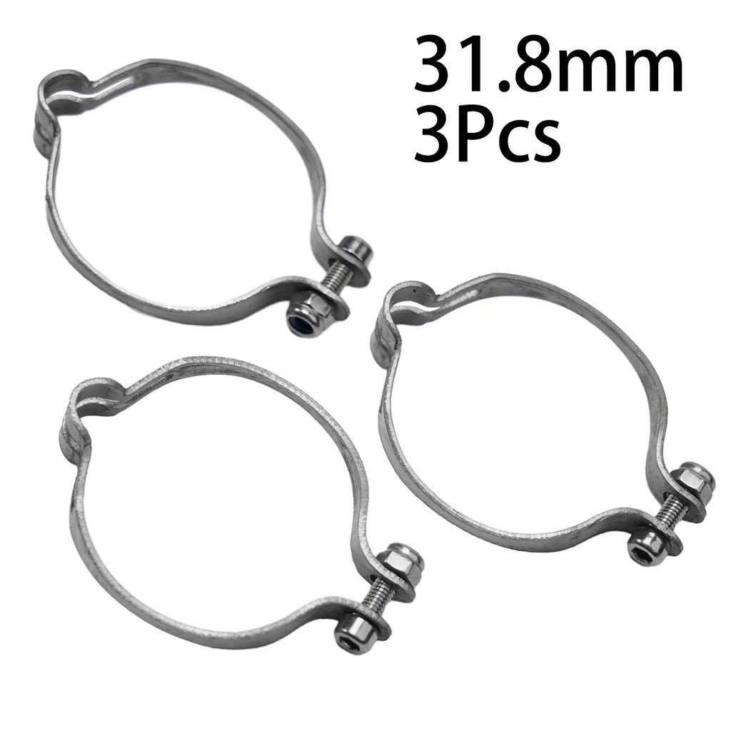 Sporting Cable Clips Clamps Guides Bicycle Accessories Brake Hose Guide Steel 25.4/28.6/31.8/34.9mm 3 Pcs For Bike Newest Oasis Select