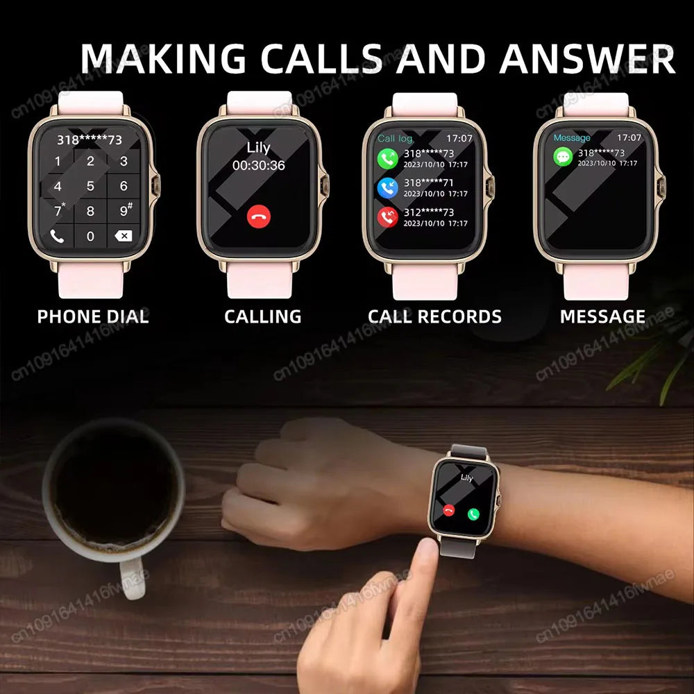 1.83" Smart Watch – Calls, Sleep & Fitness Tracker | iOS & Android