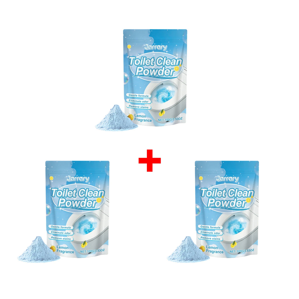 Toilet Clean Powder 100g Lemon Fragrance Stain Removal Odor Eliminator Deep Cleaning Yellowed Toilets Bad Odors Toilet Cleaner Oasis Select 300g