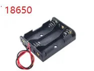 18650 Battery Storage Box 1 2 3 4 Slot Without shell ON/OFF And 2 Slots With casing ON/OFF With Connect Black Red Wires Oasis Select 3 Section
