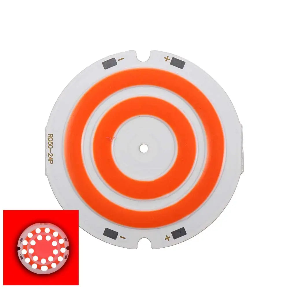 Double Ring COB Circular LED Chip 3V–4V 50mm 2W | DIY Light