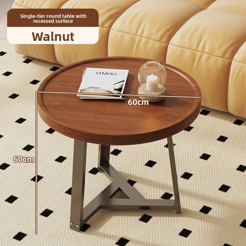 Multi-functional Coffee table Japanese creative annual ring small coffee table small apartment sofa side balcony tea table Oasis Select SC-PM-GAO-60-60 1