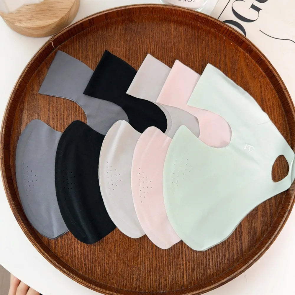 UPF 50+ Ice Silk Full Face Sun Mask – Cooling & UV Protection