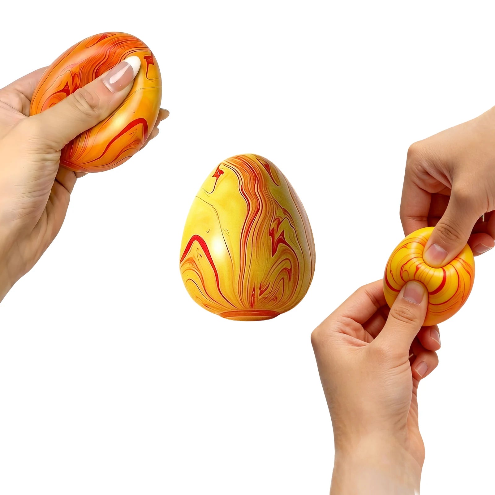 Marbled Egg Squishy Slow Rising Sensory Fidget Squeeze Toy