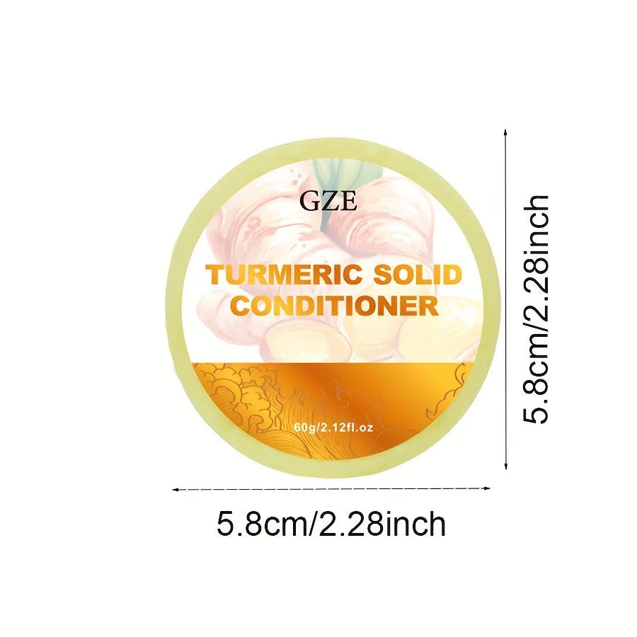 GZE Ginger Shampoo Bar & Turmeric Conditioner Set – Anti-Thinning Shampoo & Conditioner Bar Oasis Select
