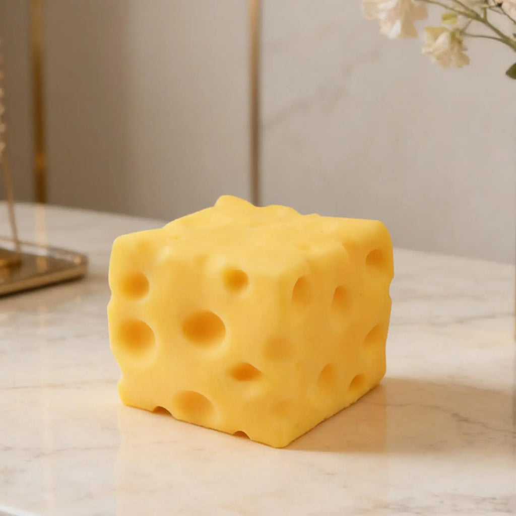 Squishy Cheese Cube Squeeze Toys Soft Butter Cheese Fidget Toy Slow Rebound Push Stress Relief Sensory Toy Stress Relief Oasis Select