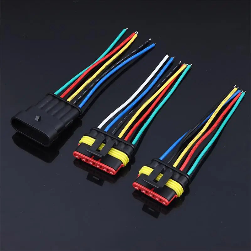 1-6 Pin Male/Female Electrical Connector Kit, 18AWG, Quick Disconnect Socket for Truck, Car Rapid Wiring Solutions Oasis Select