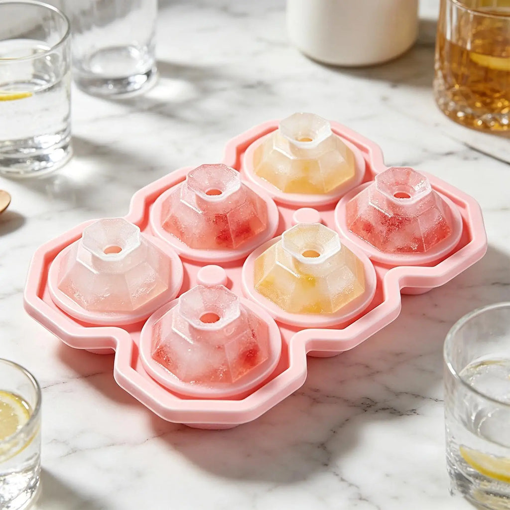 Ice Molds Non Stick Easy Release Whiskey Ice Molds Silicone Easy Release IceCubes Molds Summer Bar DIY Iced Cocktail Freeze Tool Oasis Select