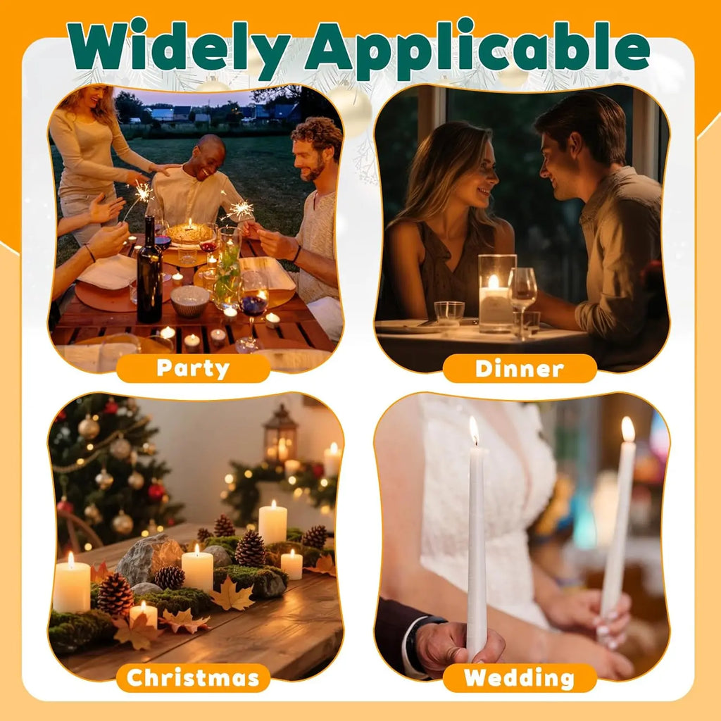 20Pcs Candle Wicks for Making Candles 15cm Metal Tabs Includes 3pcs Wick Holders & 60pcs Glue Dots, for Home DIY Candles