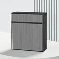 Large Capacity Cigarette Case Automatic Flip Cover Hold 40pcs Cigarettes Anti Pressure Portable Pocket Storage Box Smoking Tools Oasis Select Black