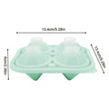 Ice Molds Non Stick Easy Release Whiskey Ice Molds Silicone Easy Release IceCubes Molds Summer Bar DIY Iced Cocktail Freeze Tool Oasis Select Green