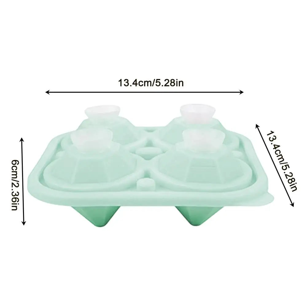 Ice Molds Non Stick Easy Release Whiskey Ice Molds Silicone Easy Release IceCubes Molds Summer Bar DIY Iced Cocktail Freeze Tool Oasis Select Green