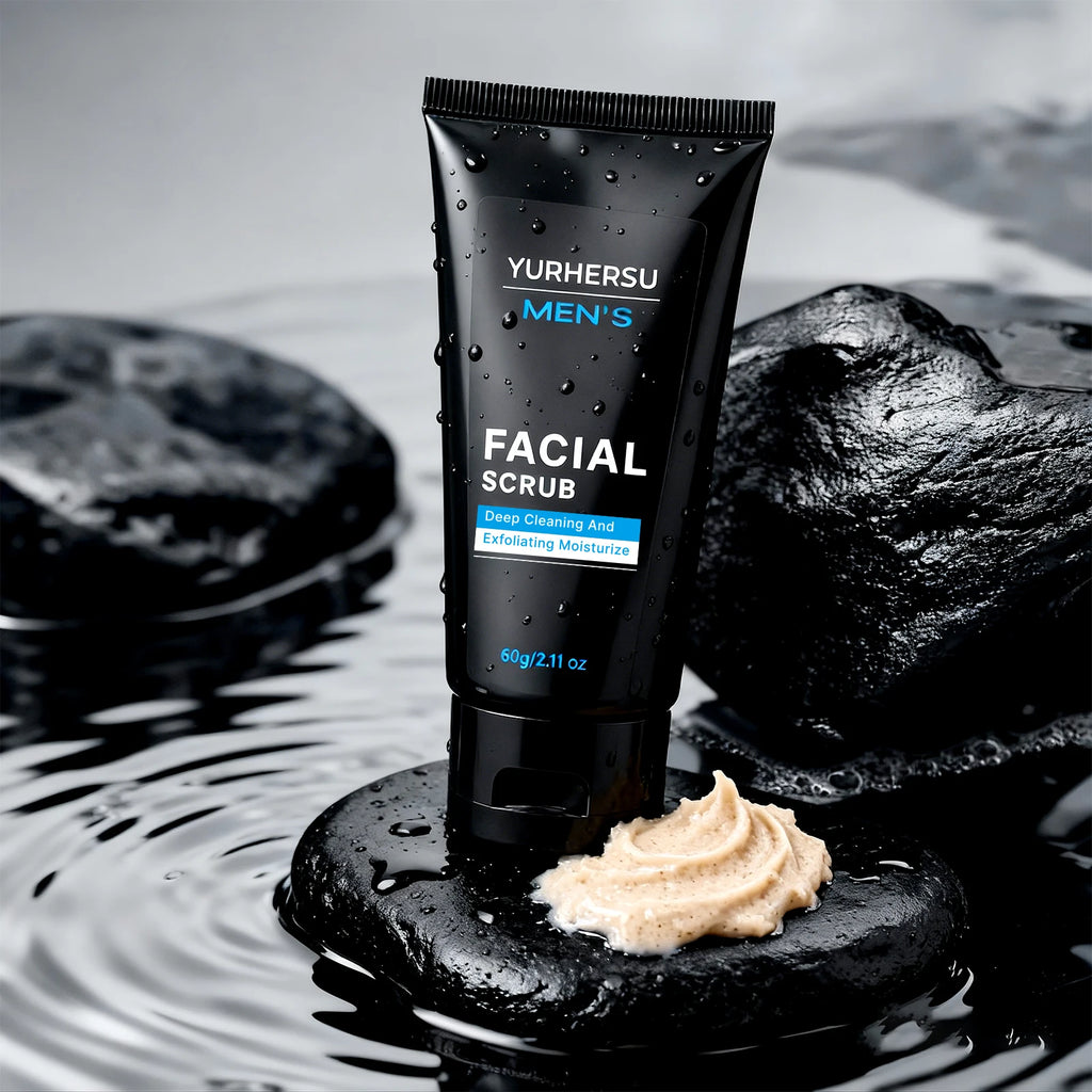 YURHERSU Men's Oil Control Exfoliating Face Scrub 60g Men's Face Scrub Oasis Select