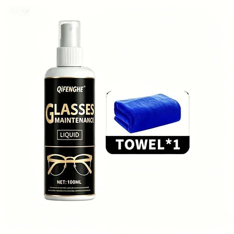 QiFENGHE Eyeglass Cleaner Spray 3.38oz – Lens & Screen Cleaner Lens Cleaning Spray Oasis Select