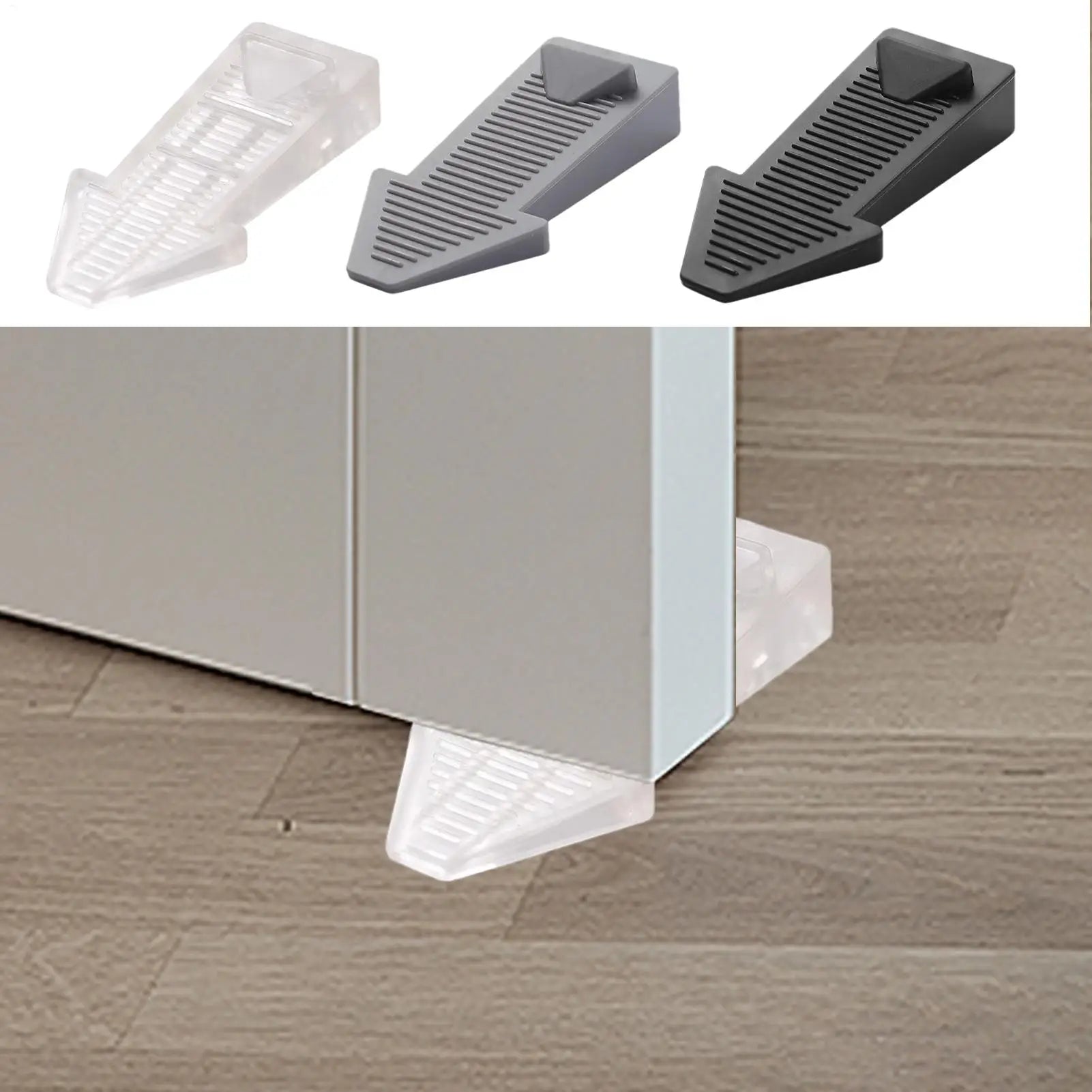 1PC door safety stopper wedge block door stopper Anti-Slip rear door retainer for home and office anti-collision stopper Oasis Select