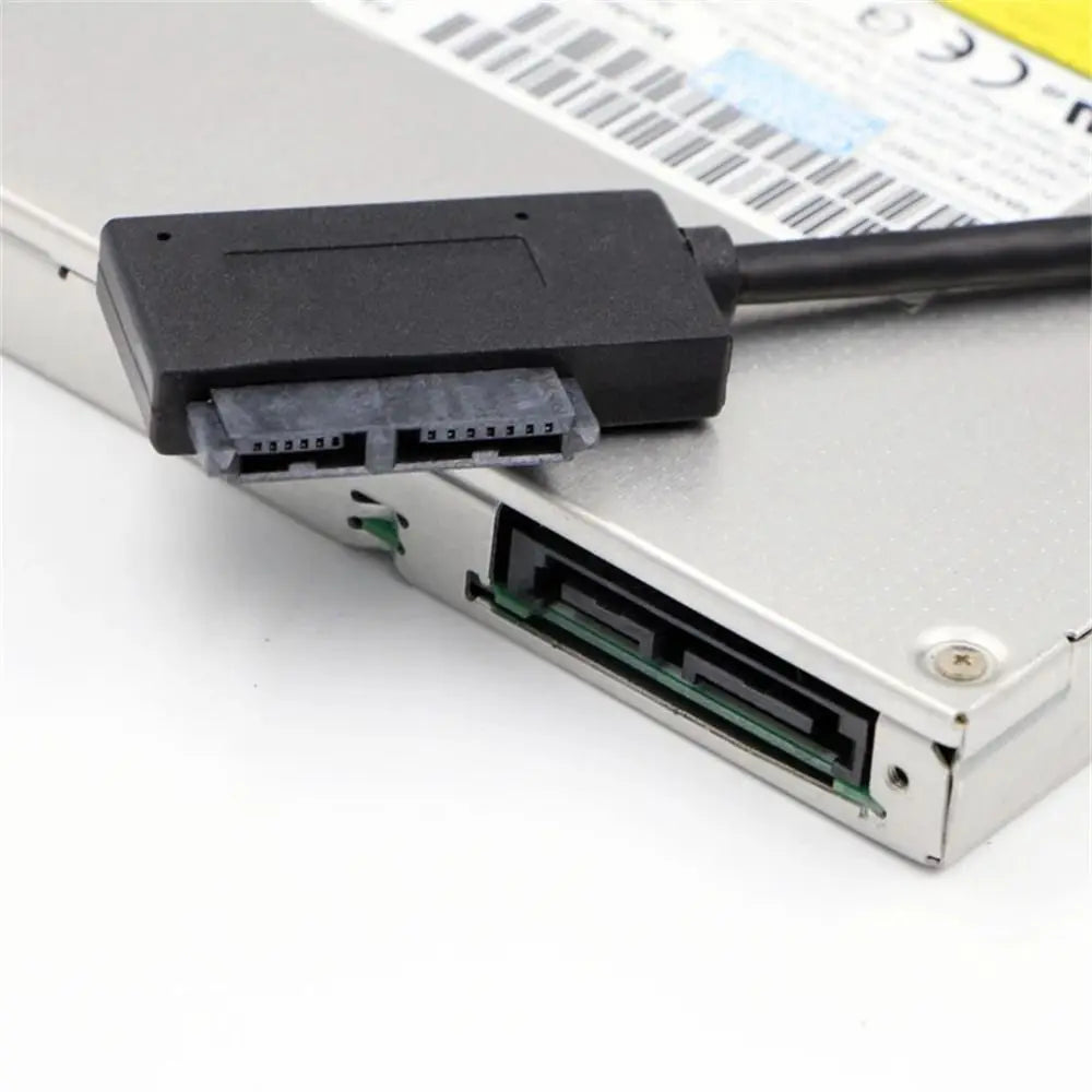 for Laptop CD/DVD Easy Drive Cord ROM Slimline Drive USB2.0 to Mini Sata Cable Converter Cable Adapter Cord Slimline Drive Wire Oasis Select
