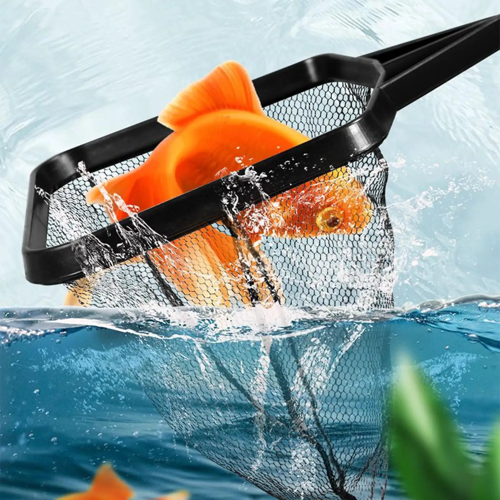Pool Nets for Cleaning Fish Tank Salvage Net Aquarium Cleaning Tool Portable Debris Removal Accessories for Fish Tank Tubs Oasis Select