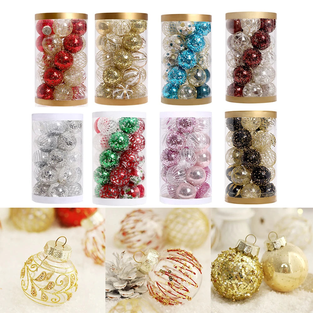 Pendant Christmas Ball Outdoor Indoor Living Room Festive Atmosphere For Holiday Wedding Ornaments Tree High Quality Oasis Select