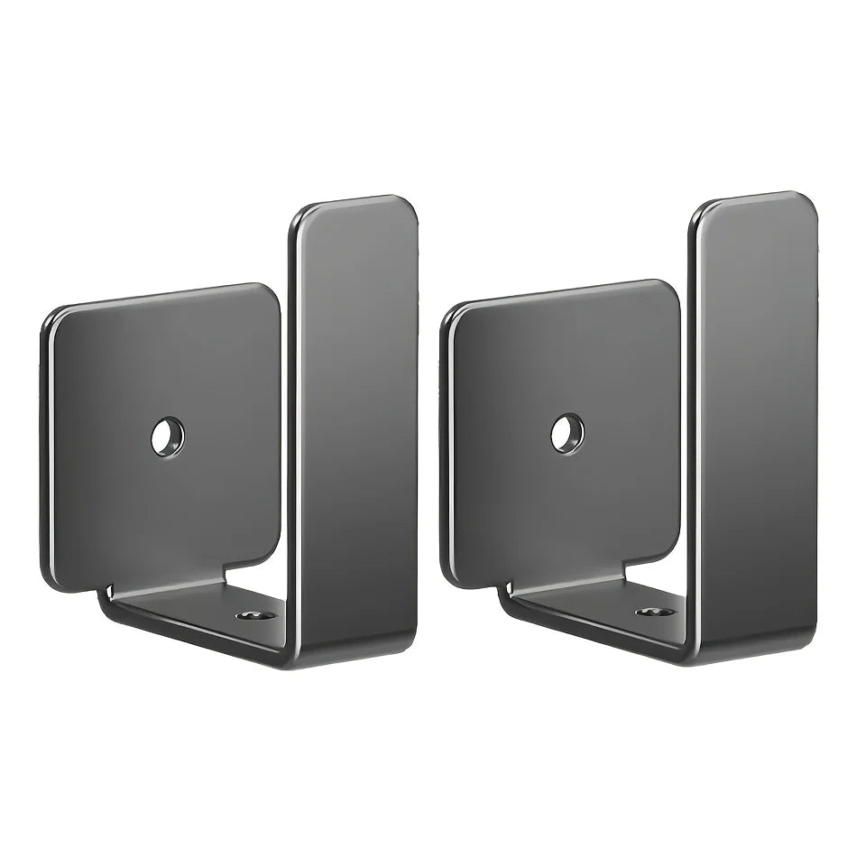 Wall Mounted WiFi Router Shelf No Drill TV Box Stand Power Strip Organizer Modem Bracket Storage Rack with Hooks for Home Oasis Select 2pcs
