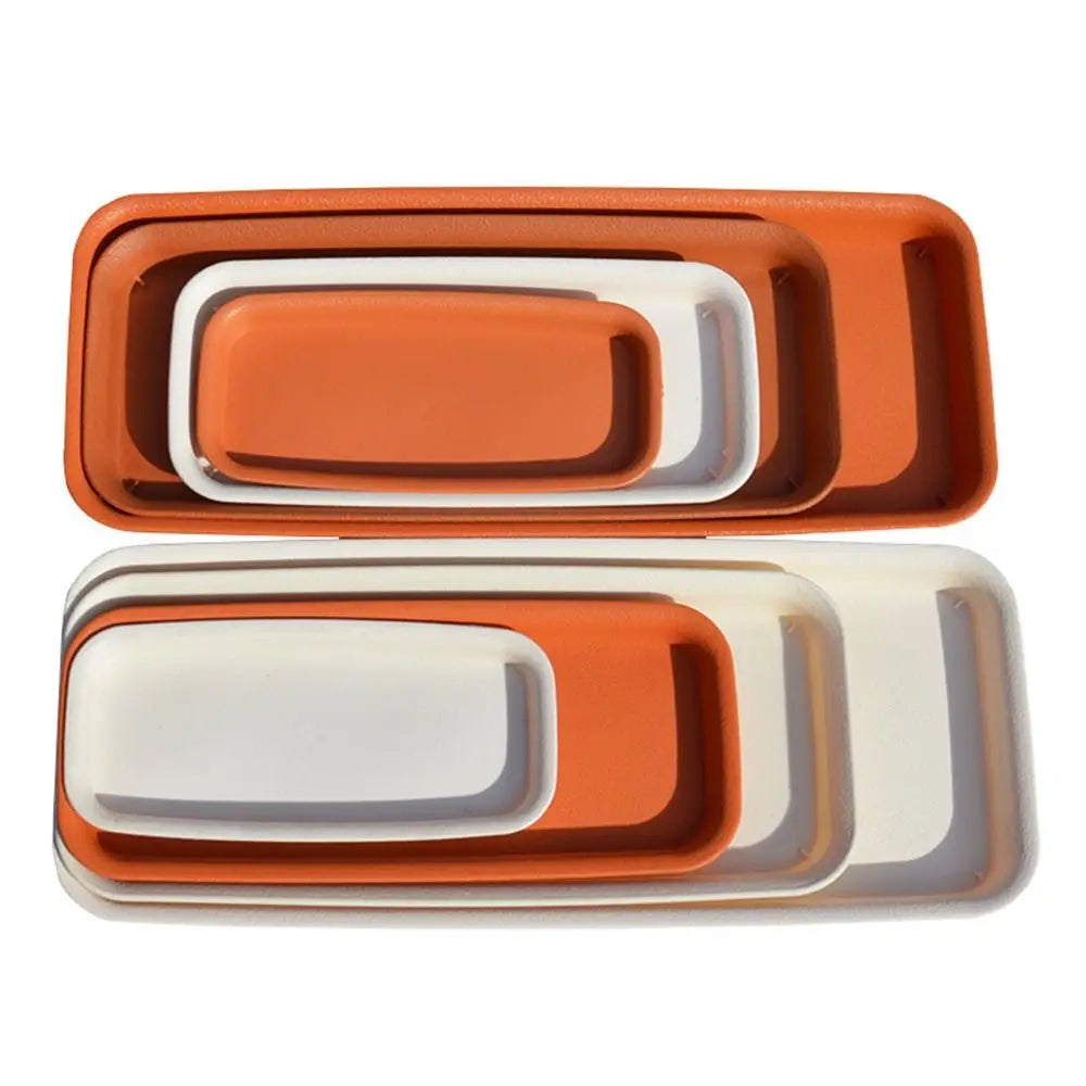 1Pcs Plastic Rectangle Tray Plant Saucer Drip Trays Saucers Indoor Outdoor Flower Pot Oasis Select